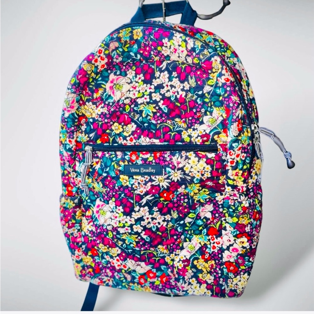 Vera Bradly Floral Backpack Like New